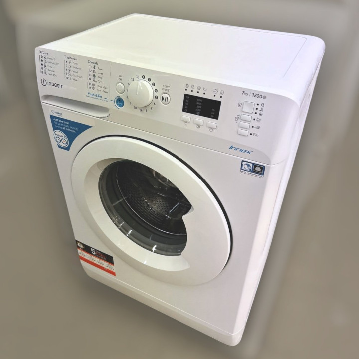 Uzka pracka INDESIT BWSA 71251 W EE N (7 kg, 1200 ot/min, Slim) - Nitra